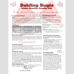 City of Belding, Belding Bugle Newsletter, October - December 2025 Belding Bugle